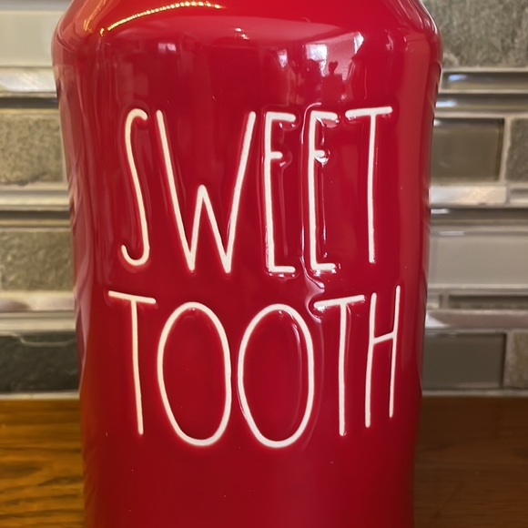 Rae Dunn sweet tooth red valentines canister - Picture 3 of 3